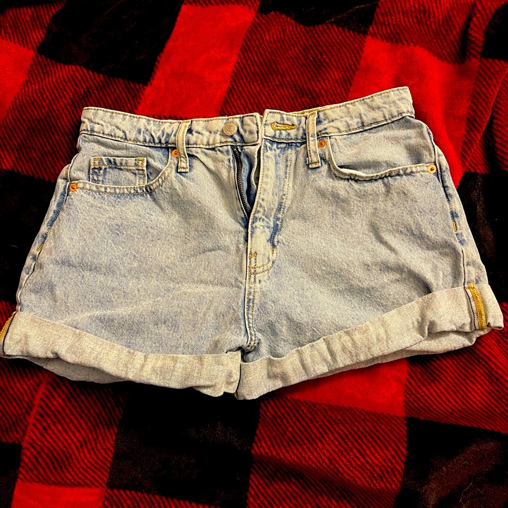 high rise shorts!